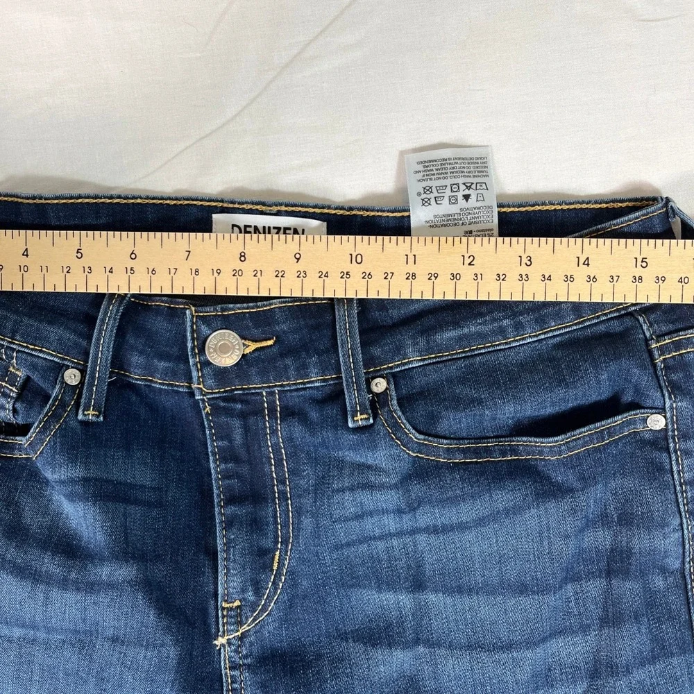 Denizen Levi's Bootcut Jeans Women 12M 31x32 Dark Wash Mid Rise Stretch